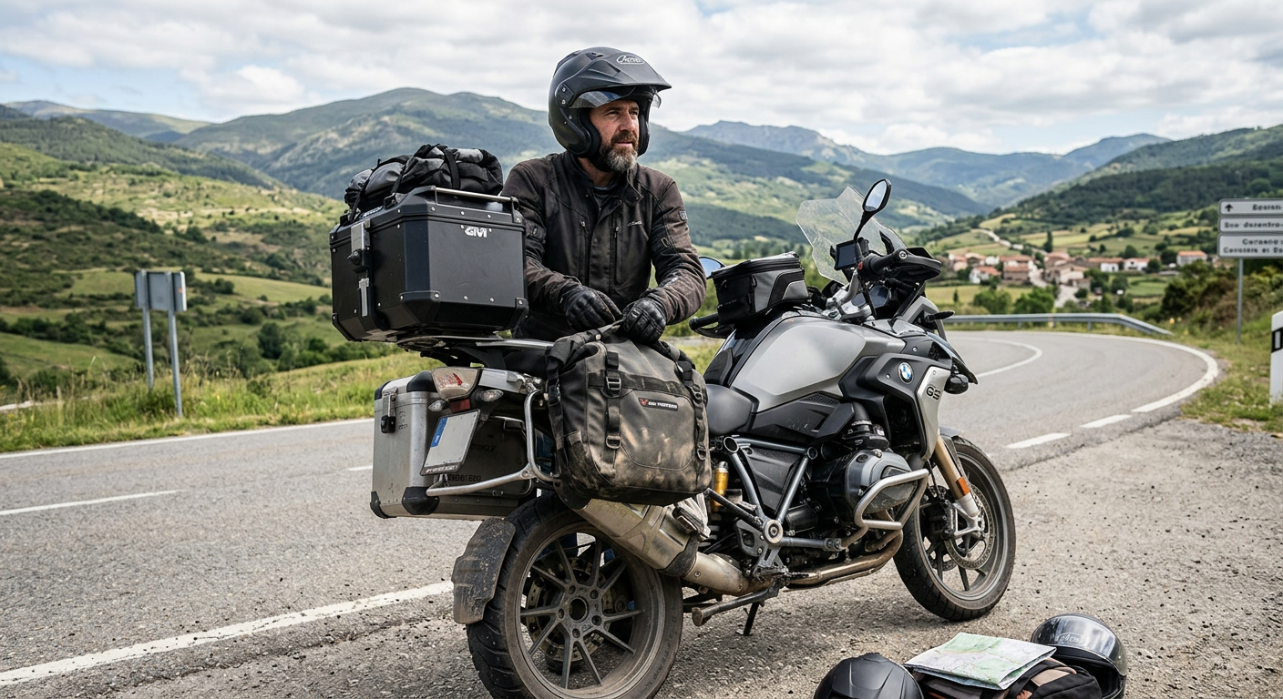 Baúl, alforjas o top case: cómo elegir el equipaje para tu moto